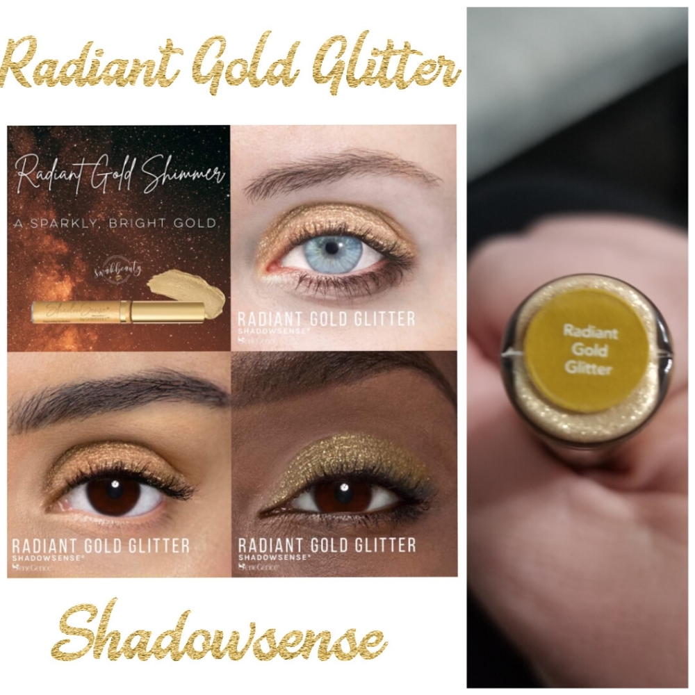 Radiant Gold Glitter Shadowsense